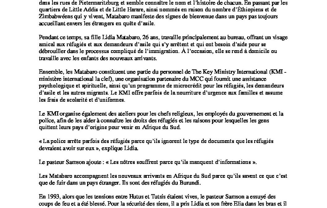 2018-02-fr Un père et sa fille bâtissent la paix en Afrique du Sud